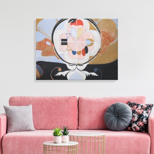 Toile Hilma Af Klint, The Evolution No.13, Art Abstrait (Insitu(Salon))