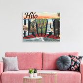Toile Hilo, HawaiiGrandes lettres ScènesHilo, HI (Insitu(Salon))