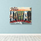 Toile Hilo, HawaiiGrandes lettres ScènesHilo, HI (Insitu (Plancher de Bois))