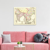 Toile Hindoostan, Inde, Chine, Tibet (Insitu(Salon))