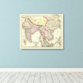 Toile Hindoostan, Inde, Chine, Tibet (Insitu (Plancher de Bois))