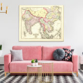 Toile Hindoostan, Inde, Chine, Tibet (Insitu(Salon))