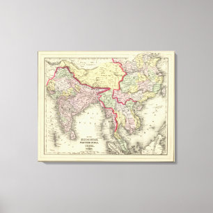 Toile Hindoostan, Inde plus lointaine, Chine, Thibet