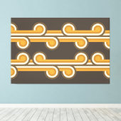 Toile Hip Abstrait Wave Curls Fusion Industrielle Art (Insitu (Plancher de Bois))