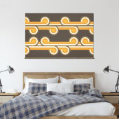 Toile Hip Abstrait Wave Curls Fusion Industrielle Art (Insitu(Chambre))