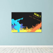 Toile HIP HOP DANCE Bar Bat mitzvah Connexion Bureau (Insitu (Plancher de Bois))