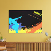 Toile HIP HOP DANCE Bar Bat mitzvah Connexion Bureau (Insitu(Salon))