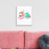 Toile Hippo à la plongée avec tuba (Insitu(Salon))