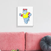 Toile Hippo à l'exécution (Insitu(Salon))