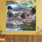 Toile Hippo Dans Le Triptyque De L'Eau (Insitu(Salon))