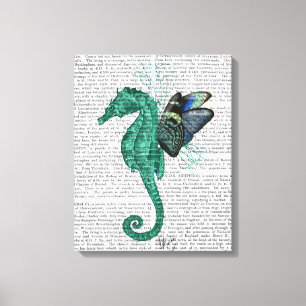 Toile Hippocampe à ailes