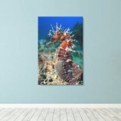 Toile Hippocampe | Hippocampus Ramulosus (Insitu (Plancher de Bois))