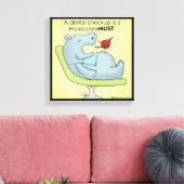 Toile Hippopotamus de contrôle dentaire (Insitu(Salon))