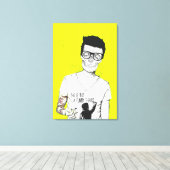 Toile hipsters non morts (Insitu (Plancher de Bois))