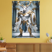 Toile Hirsch Krieger Mythologie Wächterfigur (Insitu(Salon))