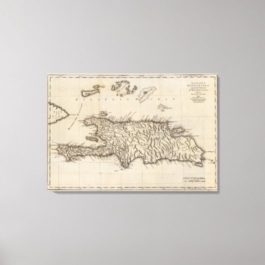 Toile Hispaniola, Saint-Domingue (Recto)