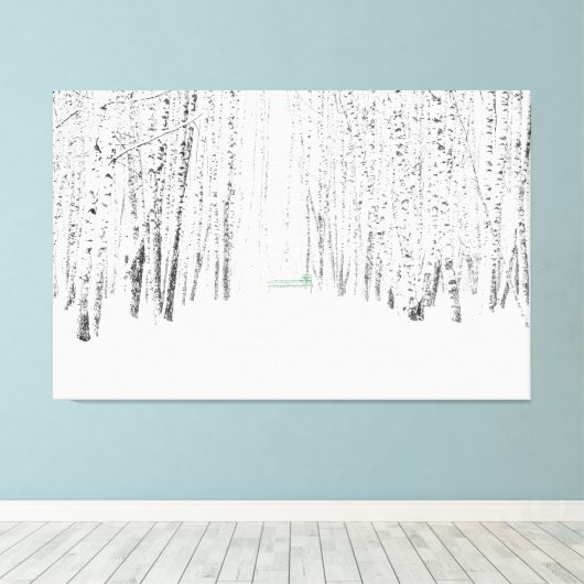 Toile Histoire de Noël blanche (Insitu (Plancher de Bois))