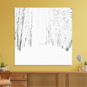 Toile Histoire de Noël blanche (Insitu(Salon))