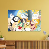 Toile Histoire du temps de lit 2013 (Insitu(Salon))