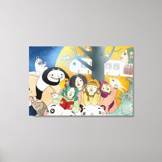 Toile Histoire du temps de lit 2013 (Recto)