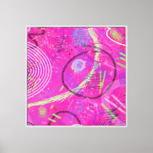 Toile Histoires d'enfance Art Abstrait
