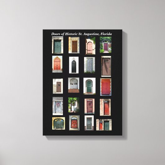 Toile Historic Doors of St. Augustine, Florida (Recto)