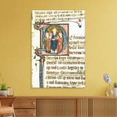 Toile Historié 'D' initial représentant un prêtre (Insitu(Salon))