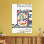 Toile Historié initial 'A' montrant Daniel (Insitu(Salon))