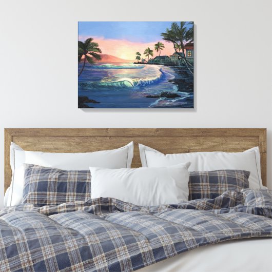 Toile Historique Lahaina Town Canvas Imprimer (Insitu(Chambre))