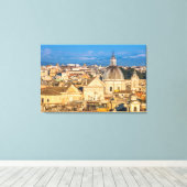 Toile Historique Rome ville skyline dômes et flèches Ita (Insitu (Plancher de Bois))