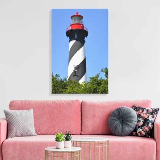 Toile Historique St Augustine, Phare de Floride (Insitu(Salon))