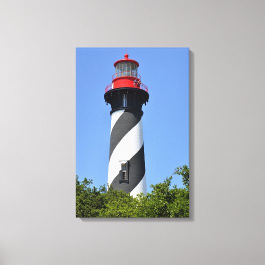 Toile Historique St Augustine, Phare de Floride (Recto)