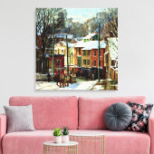 Toile Hiver à Gloucester, Massachusetts (Insitu(Salon))