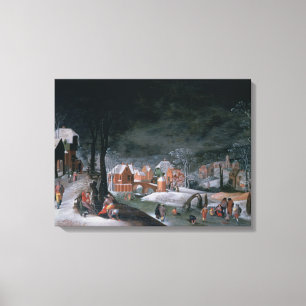 Toile Hiver (huile sur le panneau) (voyez également