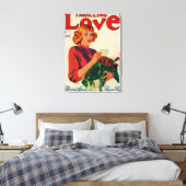 Toile Hiver Magazine d'amour (Insitu(Chambre))