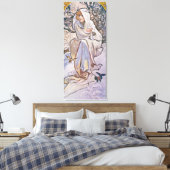 Toile Hiver (Quatre Saisons), Alphonse Mucha (Insitu(Chambre))