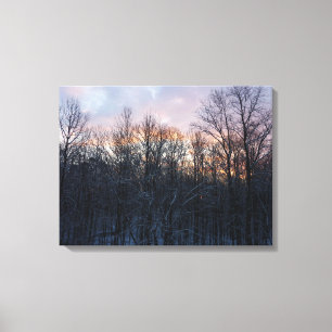 Toile Hiver Sunrise I Pastel Paysage naturel