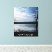 TOILE HIVER SUR LE LAC CAYUGA (Insitu (Plancher de Bois))