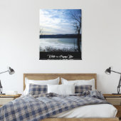 TOILE HIVER SUR LE LAC CAYUGA (Insitu(Chambre))