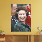 Toile HM Queen Elizabeth II Windsor 1986 (Insitu(Salon))