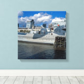 Toile HMS Belfast London (Insitu (Plancher de Bois))