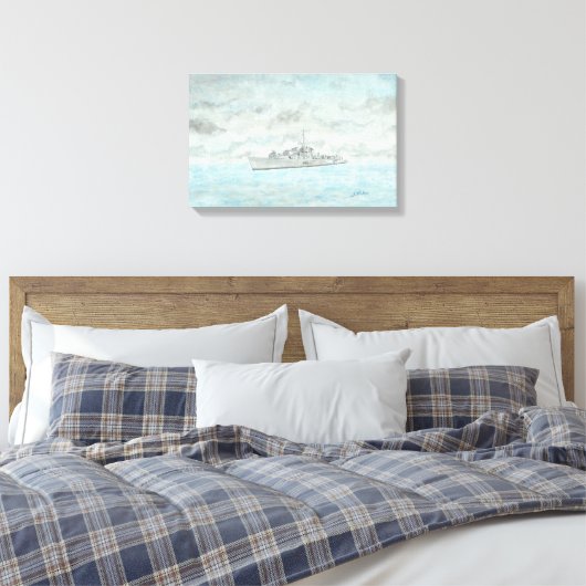 Toile HMS Woodbridge Haven (Insitu(Chambre))