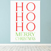 Toile Ho Ho Ho Joyeux Noël (Insitu (Plancher de Bois))