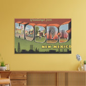 Toile Hobbs, Nouveau-Mexique - Grandes Lettres Scènes 2 (Insitu(Salon))