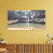 Toile Hocking Hills Vieux homme's Cave Upper Falls Photo (Insitu(Salon))