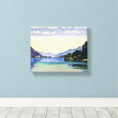 Toile Hodler - Lac Thun de Lessig, art raffiné (Insitu (Plancher de Bois))