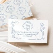 Toile Hoe groot is mommys buik  lijst Informatiekaartje