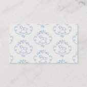 Toile Hoe groot is mommys buik  lijst Informatiekaartje (Achterkant)