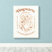 Toile HOGWARTS™ School of Witchcraft and Wizardry Crest (Insitu (Plancher de Bois))