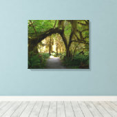 Toile Hoh Rainforest Olympic Penninsula Washington (Insitu (Plancher de Bois))
